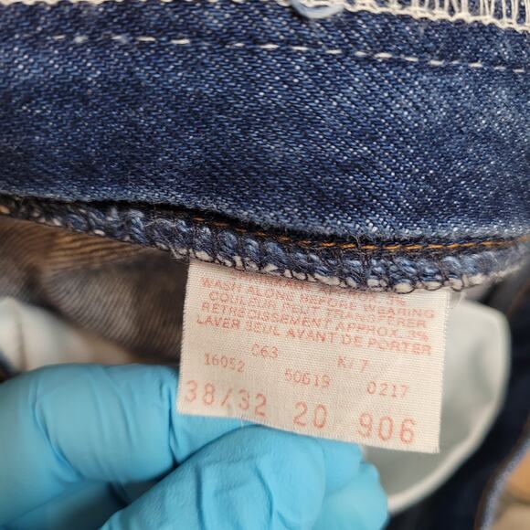 Vintage 80s Levis 619 Orange Tab Jeans Mens 37x28 Made in Canada - Picture 9 of 10